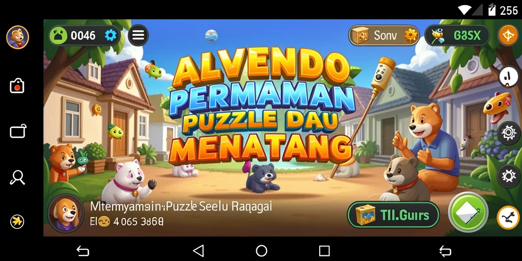 Tampilan gameplay ALVENDO yang menantang untuk pecinta puzzle.