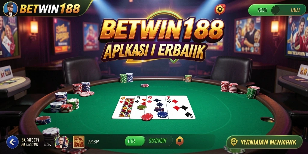 Screenshot gameplay BETWIN188 menunjukkan suasana seru dalam permainan Poker.