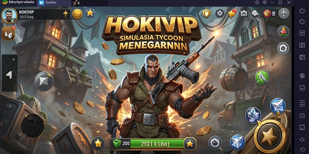 Screenshot HOKIVIP menampilkan pemain yang sedang membangun bisnis Tycoon.
