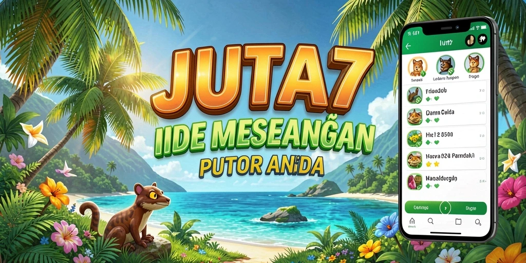 Tampilan gameplay seru dan interaktif dari JUTA7.