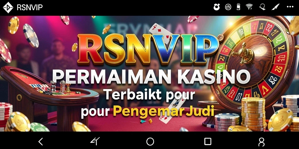 Tampilan gameplay menarik RSNVIP yang menghadirkan kasino di genggaman Anda.