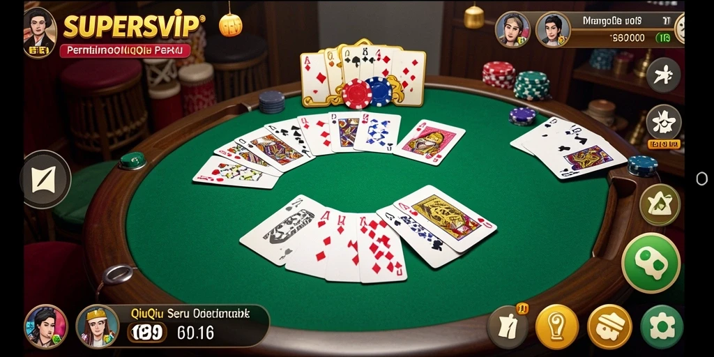 Tampilan gameplay seru dari SUPERSVIP dengan grafis menarik.