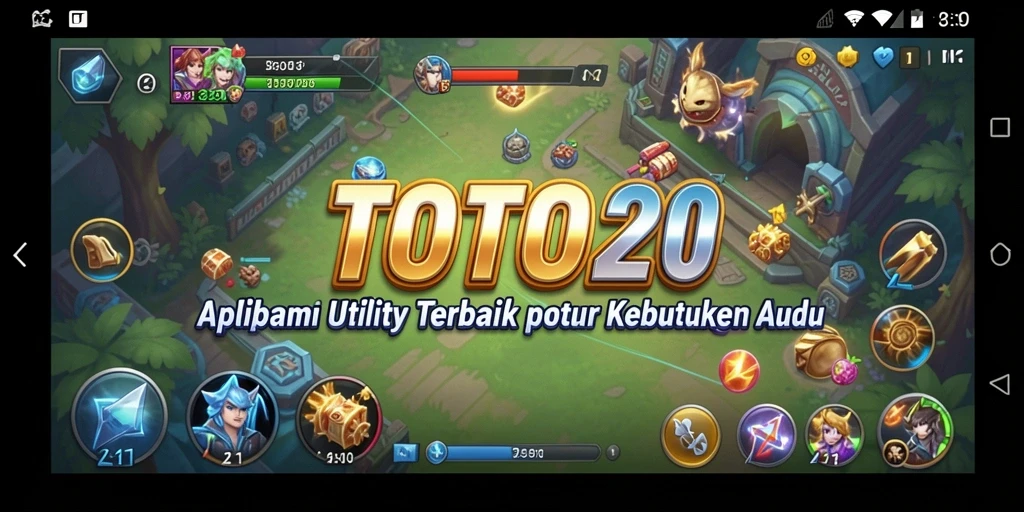Tampilan antarmuka utama TOTO20 untuk pengelolaan aktivitas.
